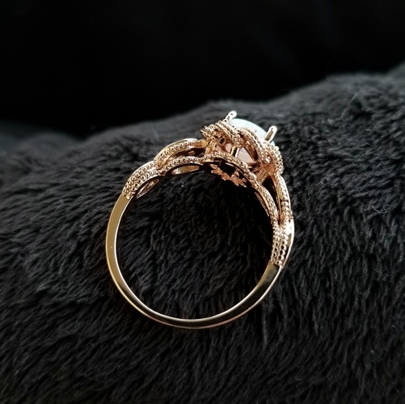 🔥LAST 1🔥NEW ROSE GOLD FIRE OPAL RING - Picture 8 of 11